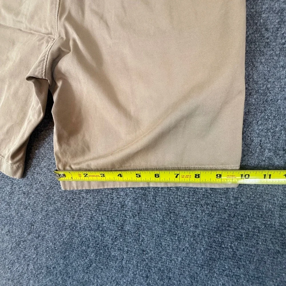 J.Crew Stanton Chino Shorts Mens 30 Khaki Tan Cotton Twill 9 Inch Inseam